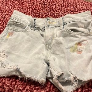 Ripped kids Jean shorts from old navy